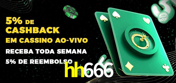 Promoções do cassino ao Vivo hh666